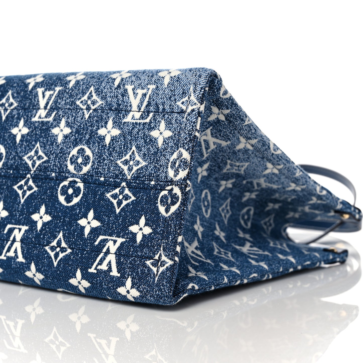 Monogram Jacquard Denim Onthego MM Bleu