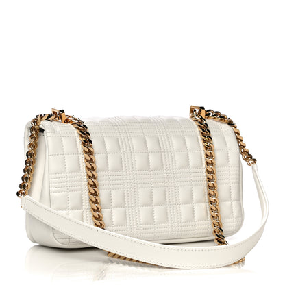 Burberry Lambskin Quilted Small Lola Bag White 2 of 11