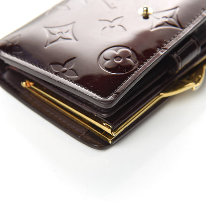 Louis Vuitton Vernis French Purse Wallet Amarante 8 of 10