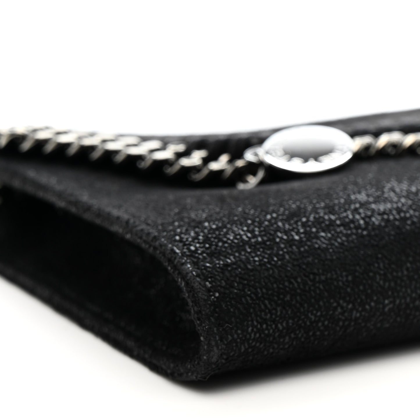 Shaggy Deer Mini Falabella Crossbody Bag Black