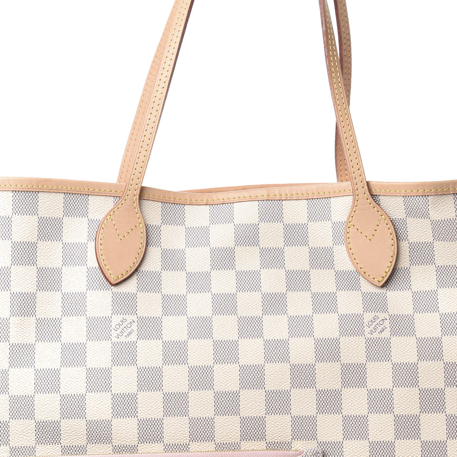 Louis Vuitton Damier Azur Neo Neverfull GM Rose Ballerine 9 of 12