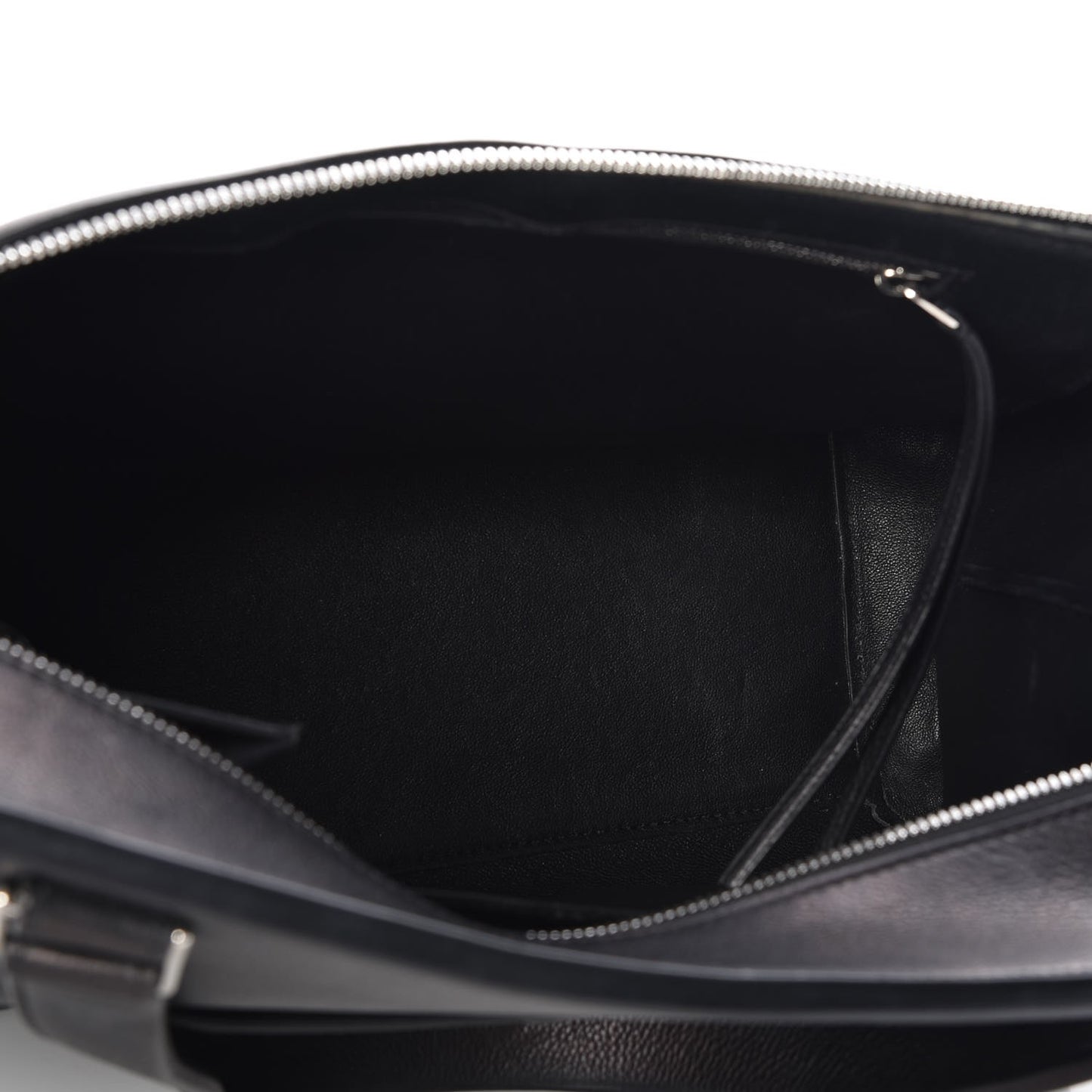 Grained Calfskin Medium Edge Shoulder Bag Black