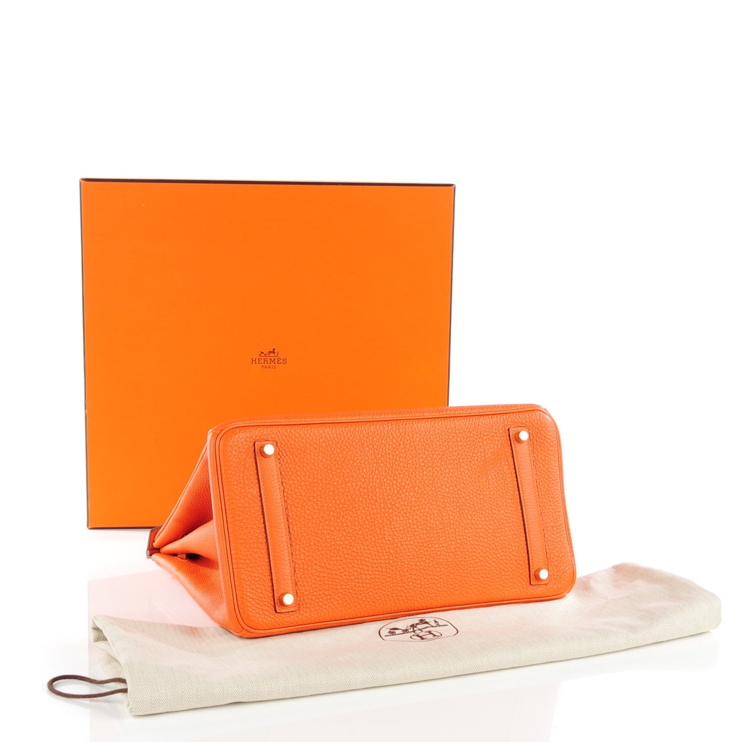 Hermes Togo Birkin 35 Orange 5 of 19