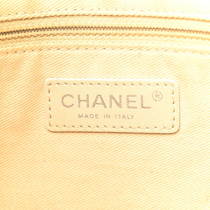 Chanel Caviar Stitched CC Pocket Tote White 6 of 13