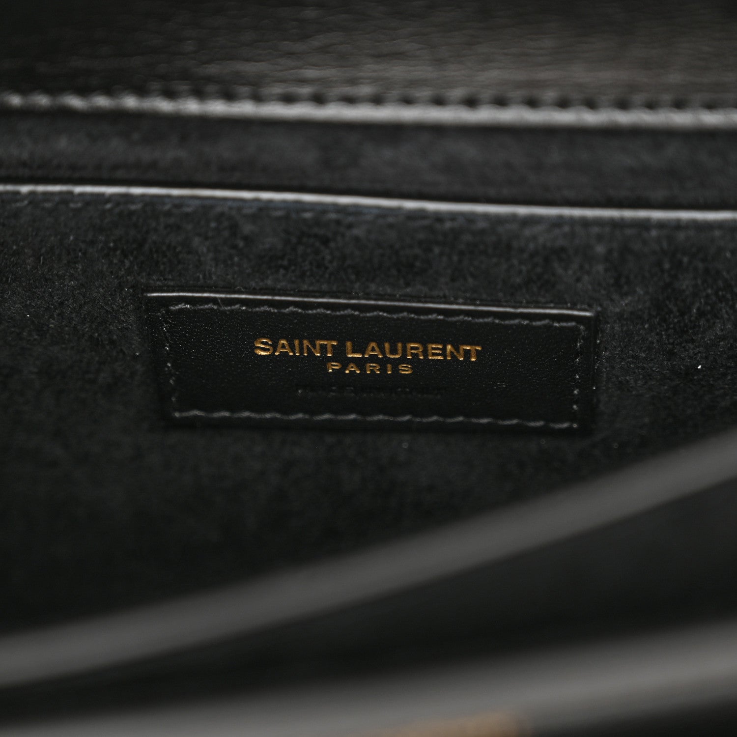 Saint Laurent Calfskin Medium Monogram Sunset Black 6 of 10
