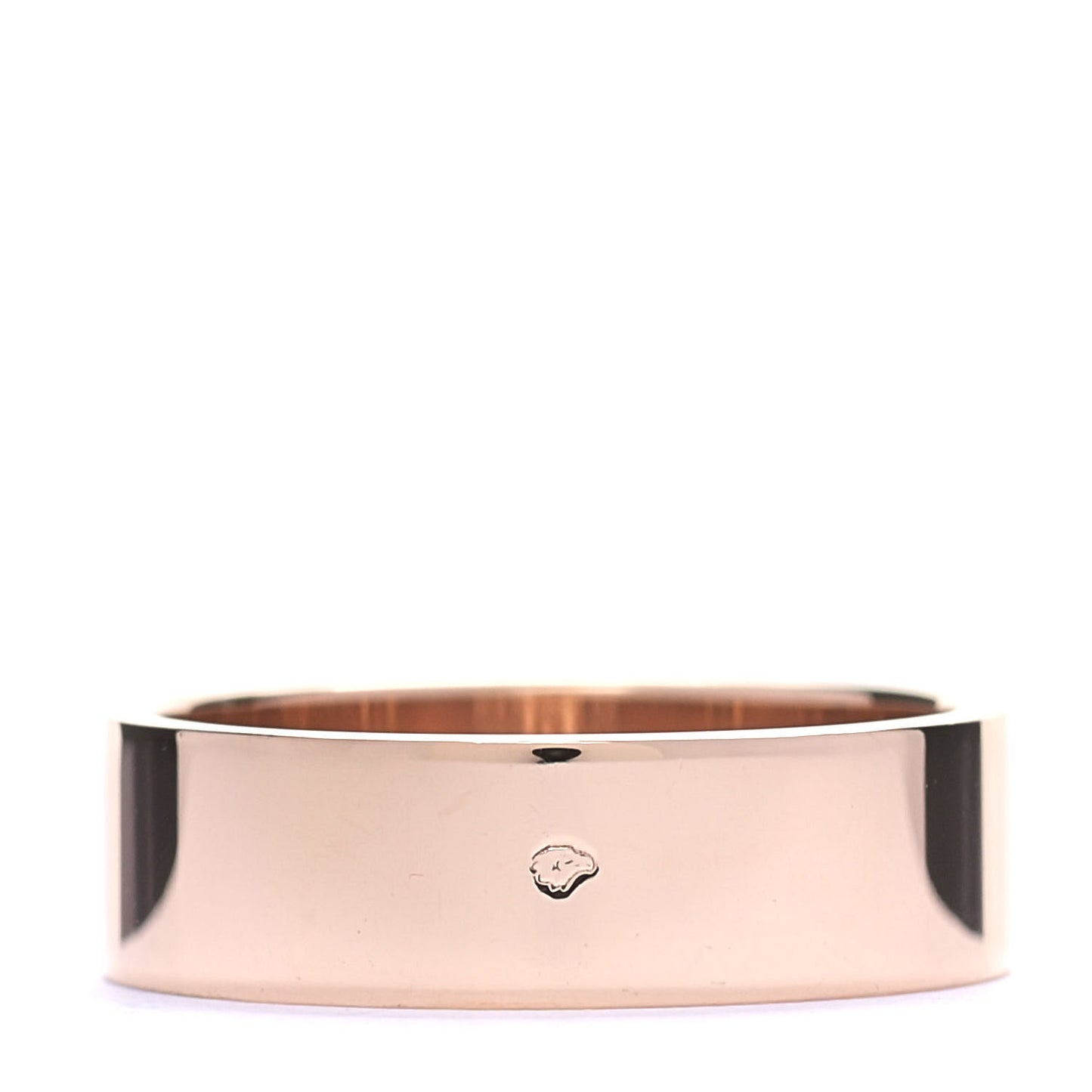 18K Rose Gold Diamond PM H D'Ancre Ring 52 6