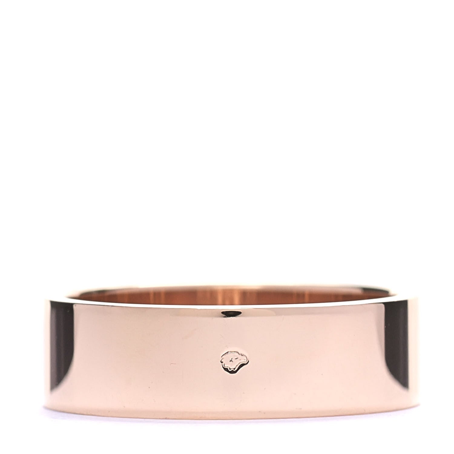 Hermes 18K Rose Gold Diamond PM H D'Ancre Ring 52 6 3 of 5