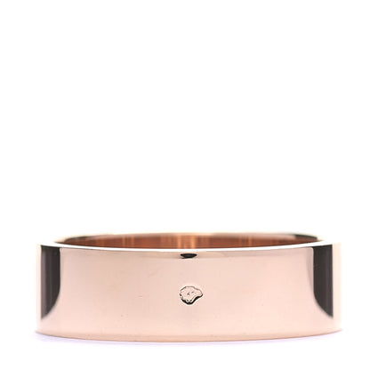 Hermes 18K Rose Gold Diamond PM H D'Ancre Ring 52 6 3 of 5