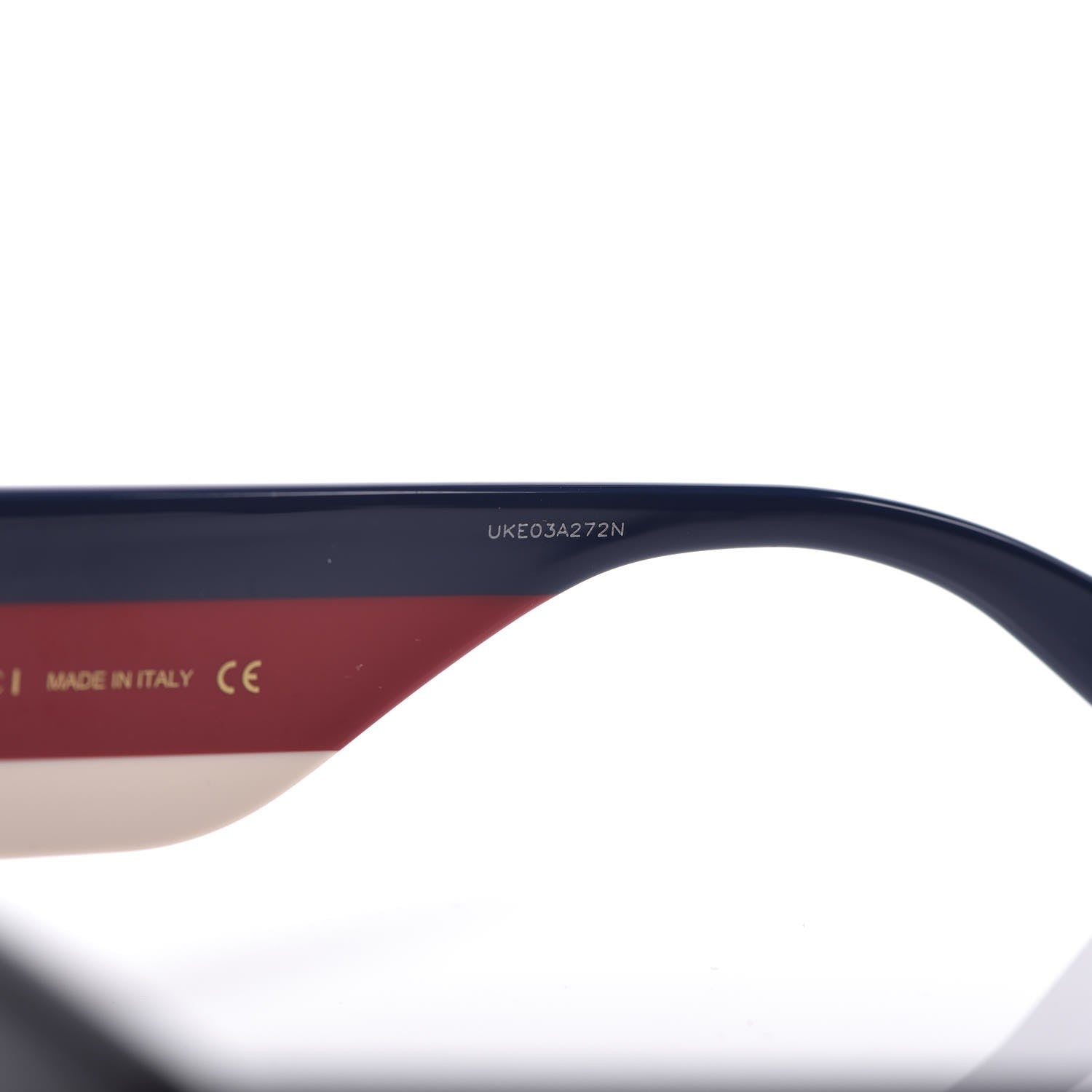 Gucci Acetate Web Oversized Frame Rectangle Sunglasses GG0276S Black 7 of 8