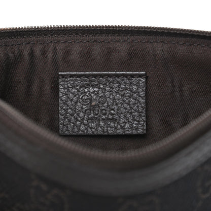Gucci Monogram Zip Pouch Dark Brown 6 of 7