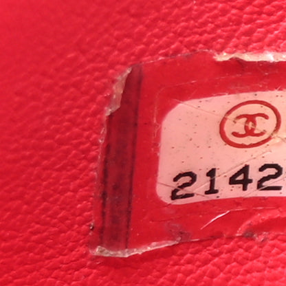 Chanel Lambskin Chain Around Phone Holder Red 7 of 10