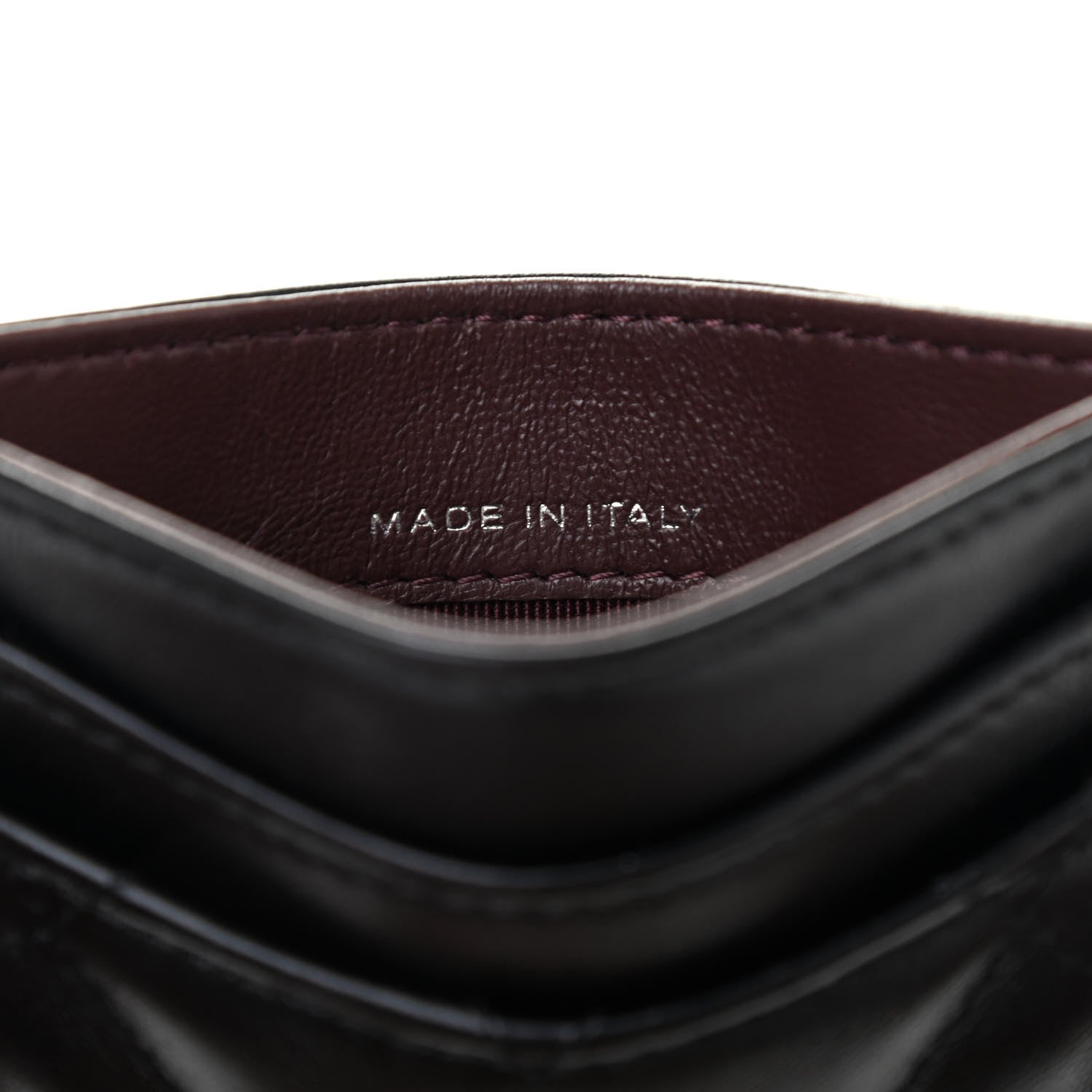 Chanel Lambskin Quilted Card Holder Black 7 of 8
