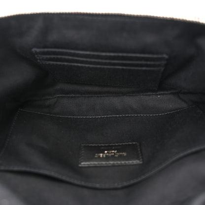 Saint Laurent Calfskin Monogram Belt Bag Black 5 of 11