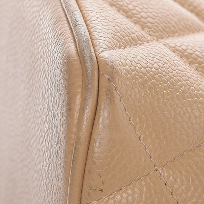 Chanel Caviar Quilted Medallion Tote Beige 10 of 12