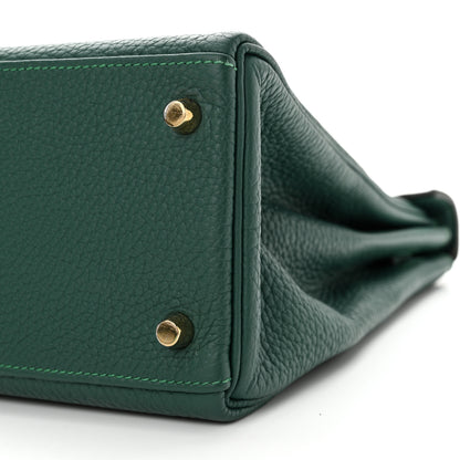 Hermes Taurillon Clemence Kelly Retourne 28 Malachite 12 of 12