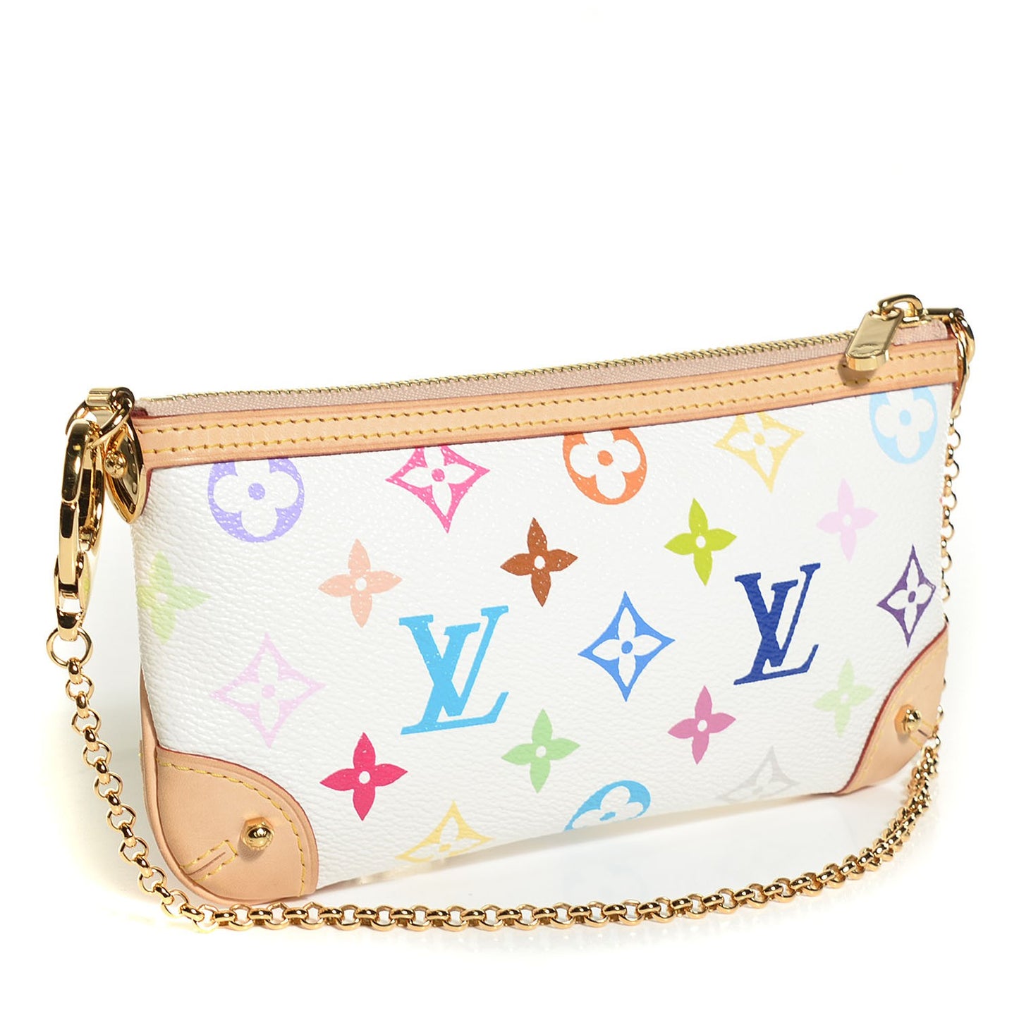 Monogram Multicolor Pochette Milla MM White
