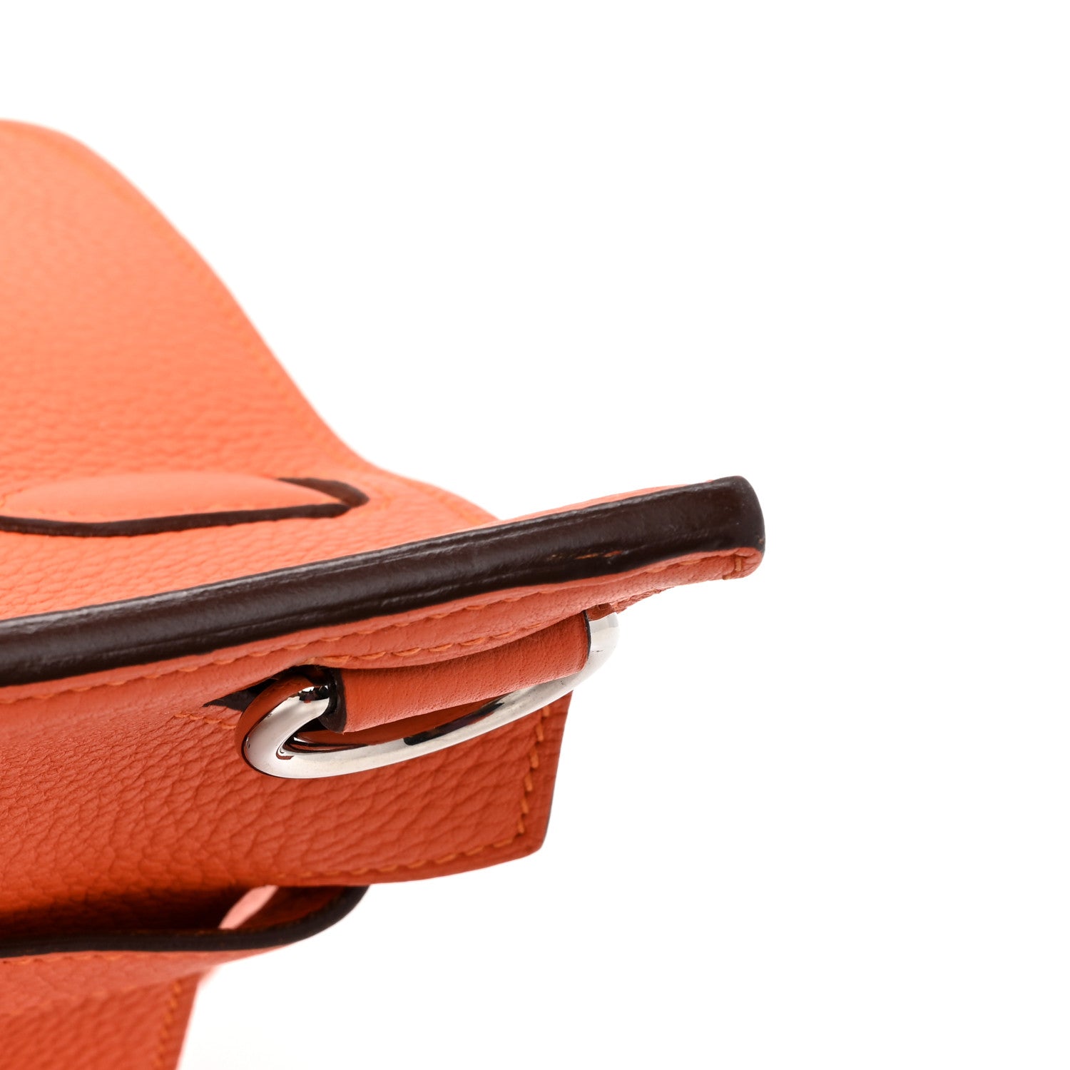 Hermes Taurillon Clemence Jypsiere 31 Orange 13 of 13