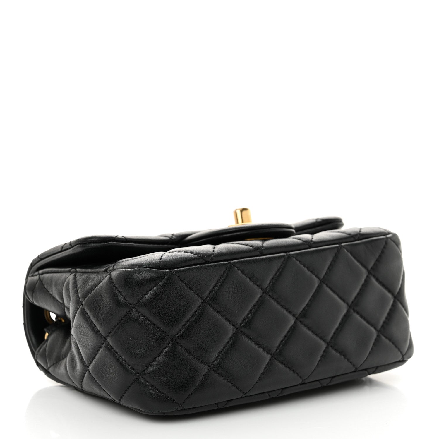 Chanel Lambskin Quilted Mini Pearl Crush Flap Black 4 of 14