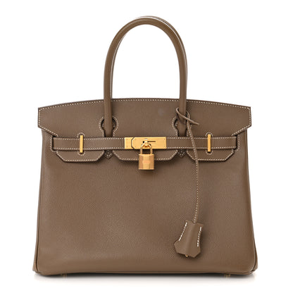 Hermes Epsom BIRKIN 30 Etoupe 1 of 16