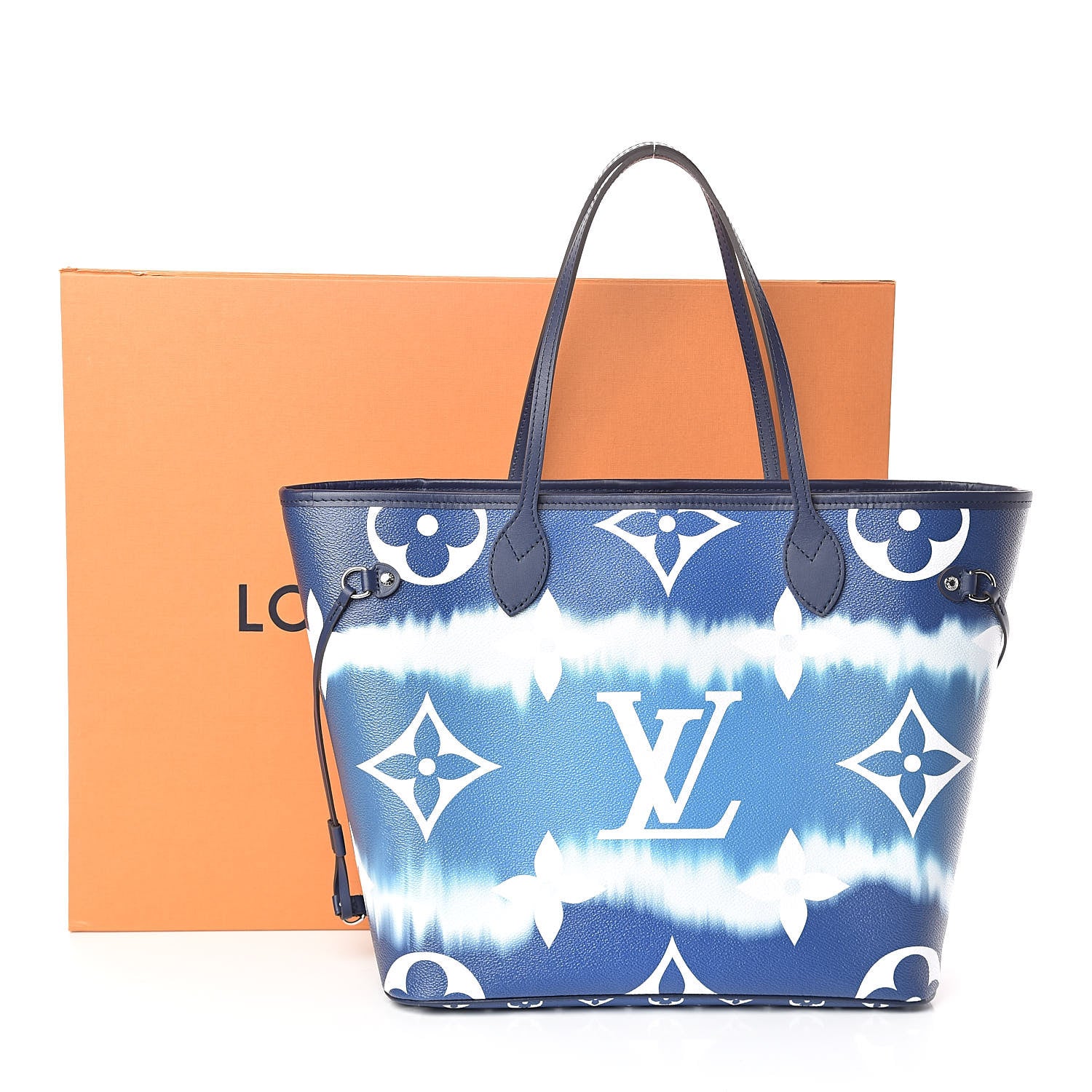 Louis Vuitton Monogram Escale Neverfull MM Blue 11 of 11