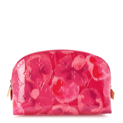 Louis Vuitton Vernis Ikat Cosmetic Pouch Rose Indien 1 of 6