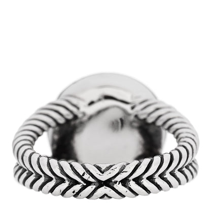 David Yurman Sterling Silver Diamond Pearl 8mm Petite Cerise Ring 49 5 4 of 5