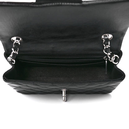 Chanel Lambskin Quilted Mini Rectangular Flap Black 5 of 12