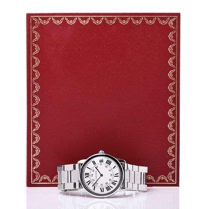 Cartier Stainless Steel 36mm Ronde Solo Quartz Watch 9 of 9