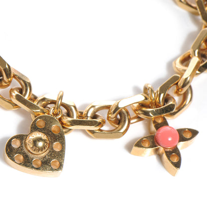 Louis Vuitton Hide and Seek Charm Bracelet Gold 3 of 5