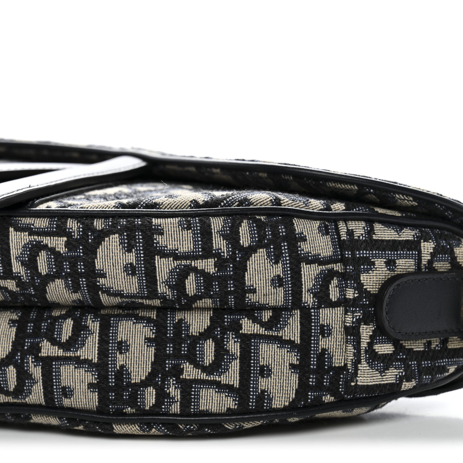 Christian Dior Oblique Saddle Bag Blue 10 of 12