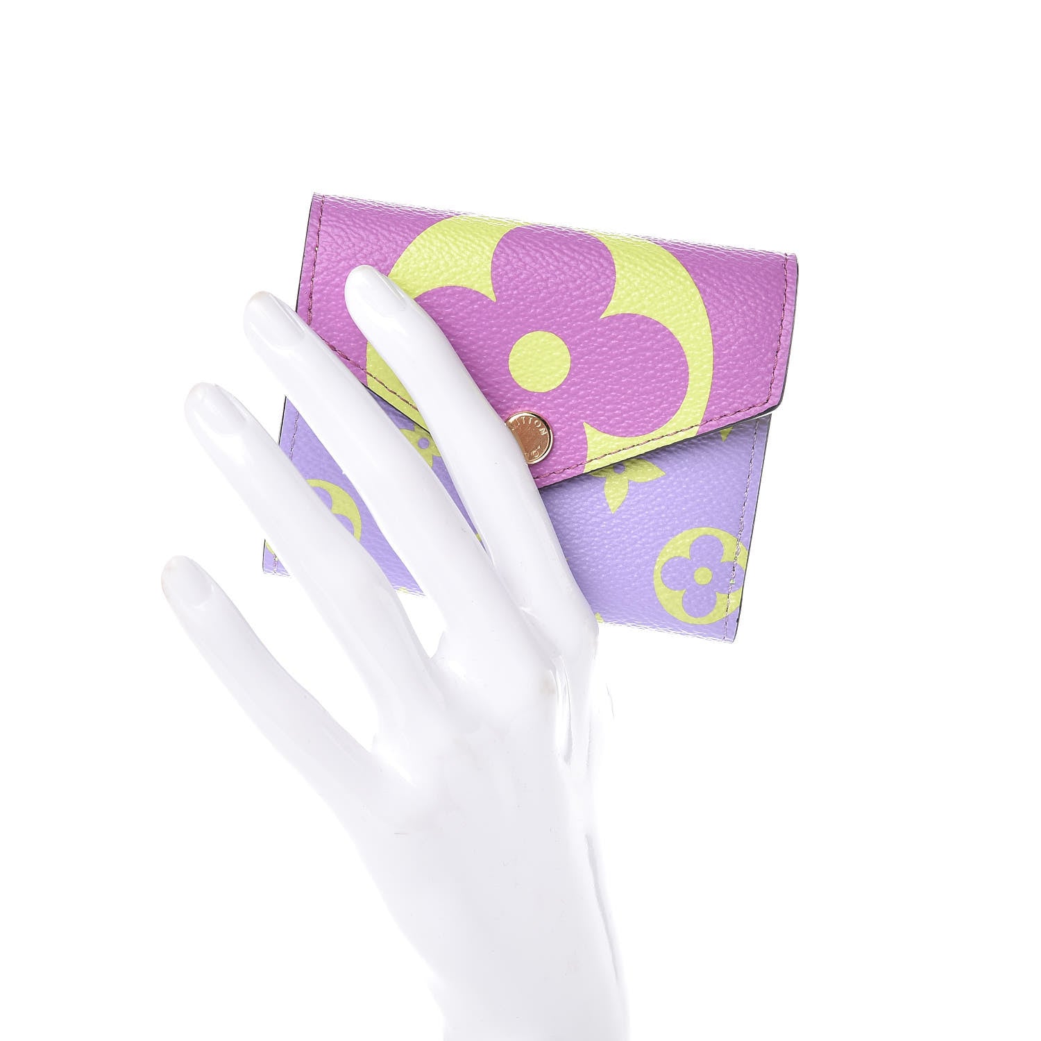 Louis Vuitton Monogram Giant Zoe Wallet Pink Lilac 2 of 6