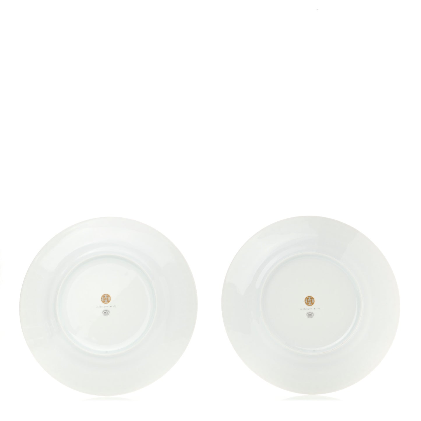 Porcelain Mosaique Au 24 Gold Dinner Plate Set of 2