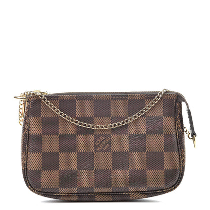 Louis Vuitton Damier Ebene Mini Pochette Accessories 1 of 8