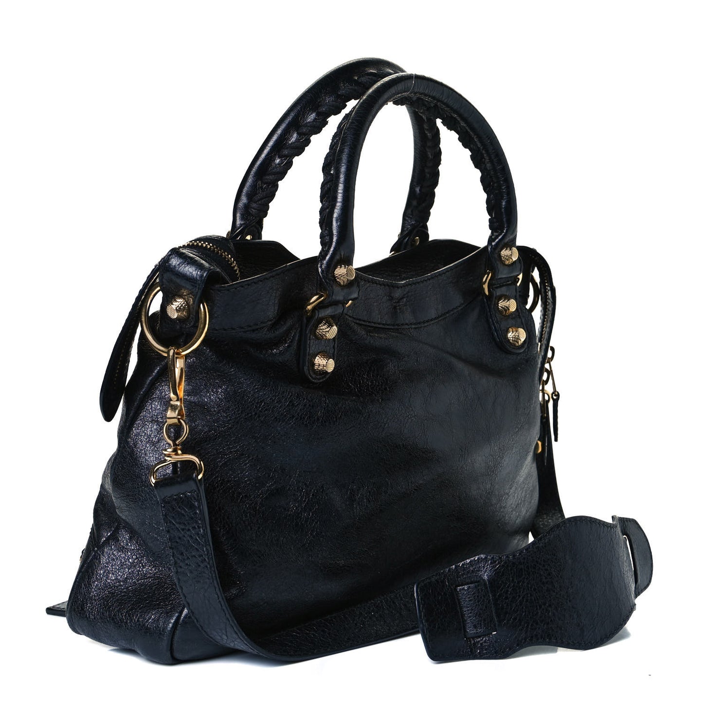 Agneau Giant 12 Gold Hardware Town Black