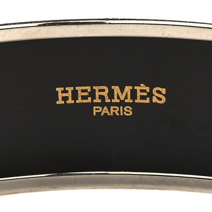 Hermes Enamel Printed Wide Tenues Et Couvertures Bracelet 70 4 of 5