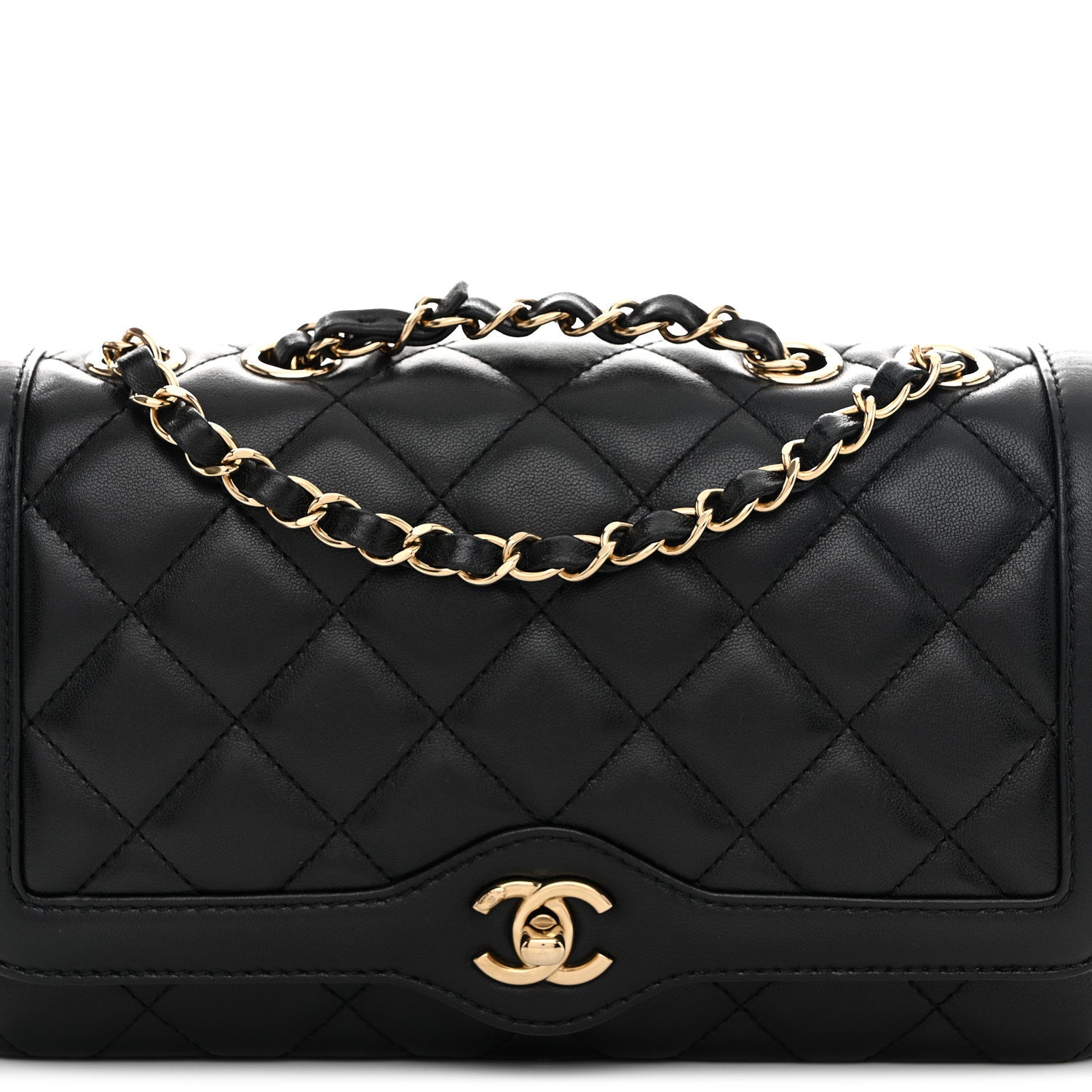 Chanel Lambskin Quilted Small Flap Bag Black 8 of 10
