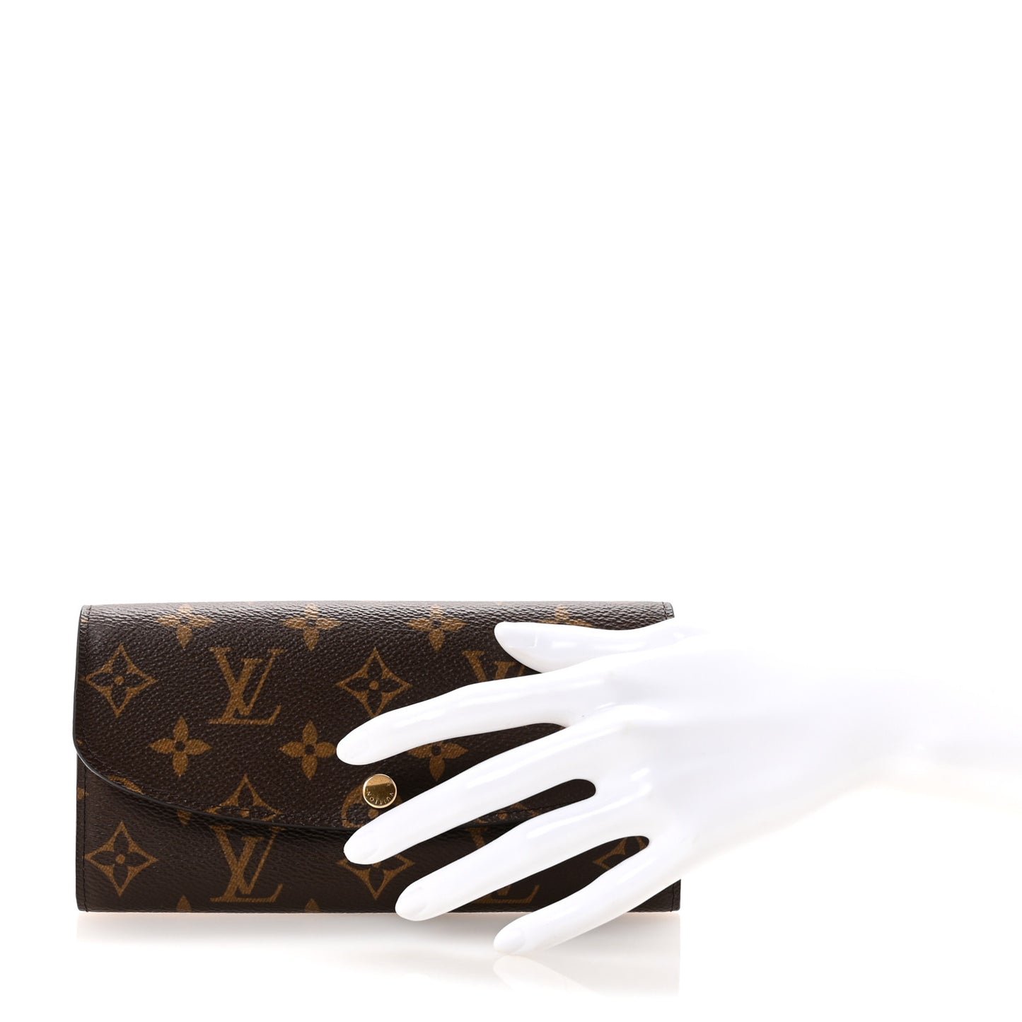 Monogram Emilie Wallet Rose Ballerine