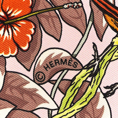 Hermes Silk Jungle Love Love Twilly Rose Pale Etoupe 3 of 4