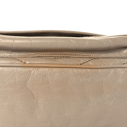 Saint Laurent Crinkled Calfskin Matelasse Monogram Medium Niki Chain Satchel Light Natural 11 of 11
