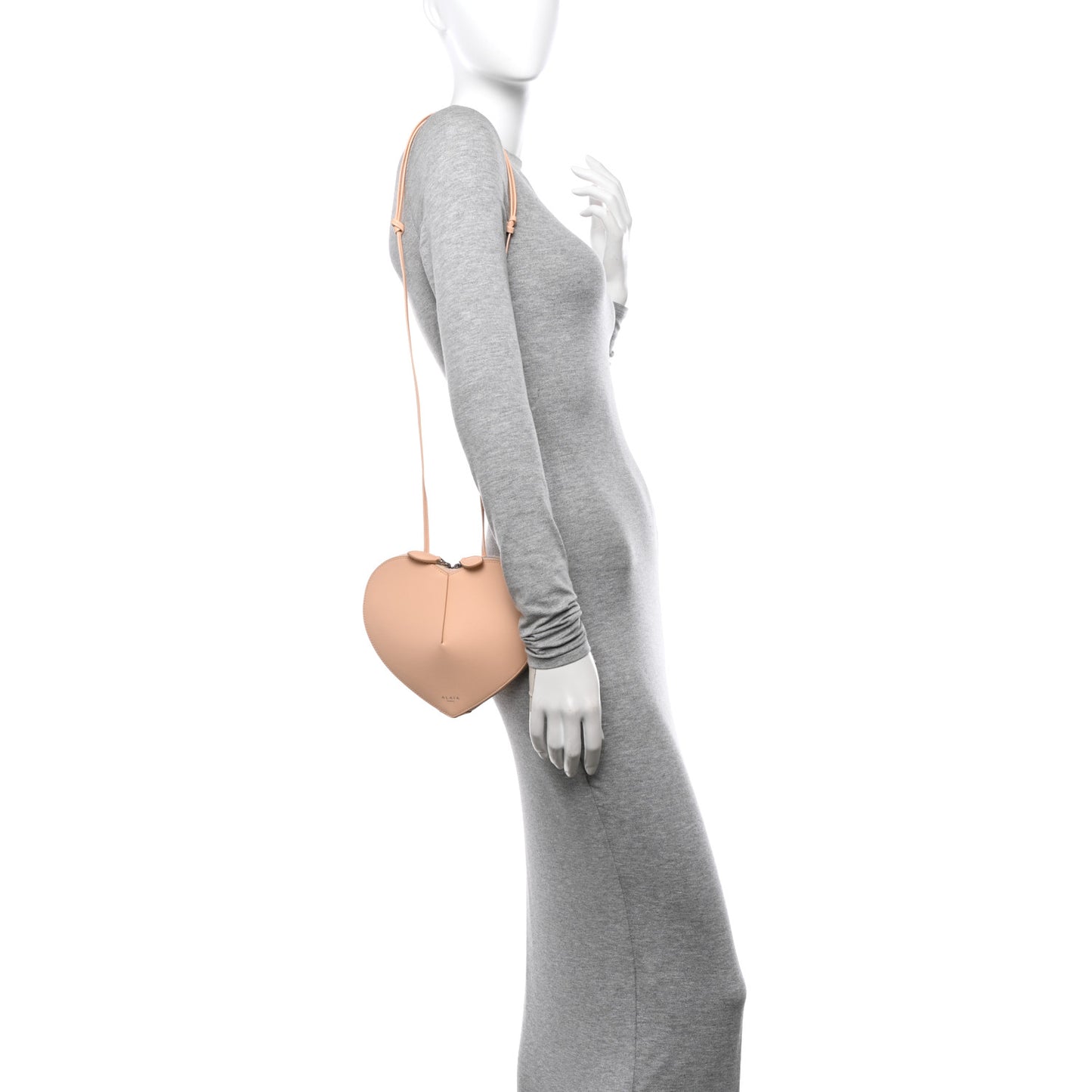Calfskin Le Coeur Bag Peche