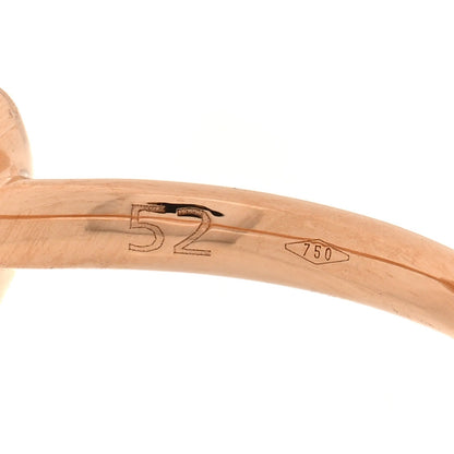 Pomellato 18K Rose Gold Diamond Small Round Sabbia Ring 52 6 5 of 6