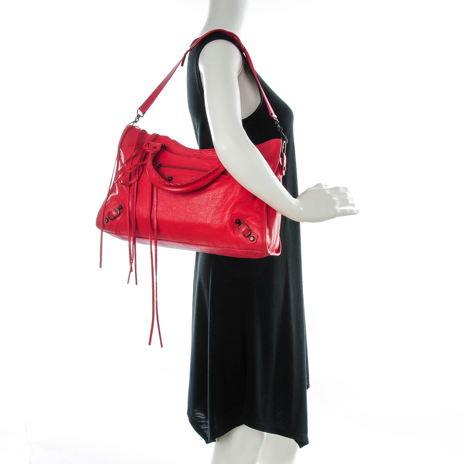 Balenciaga Agneau Classic Hardware City Rouge Coquelicot 2 of 7