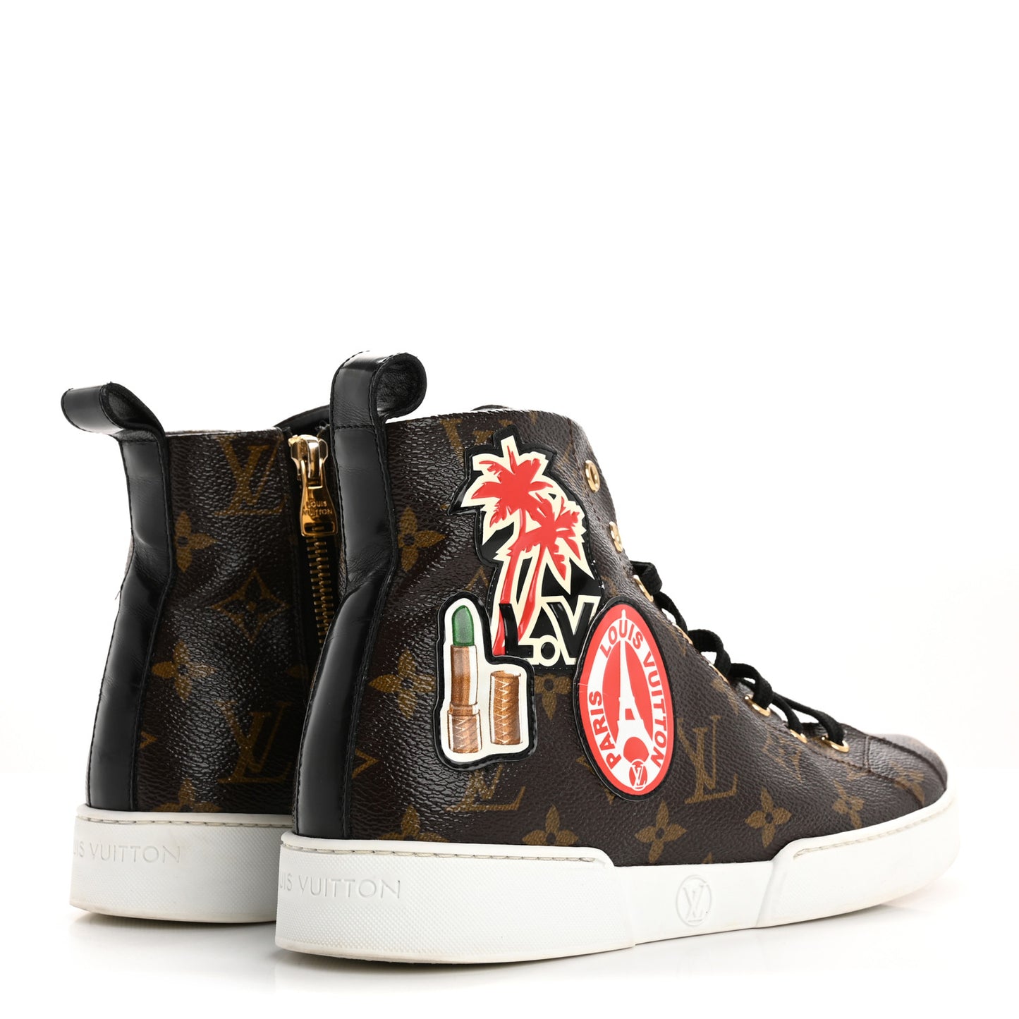 Calfskin Monogram World Tour Sneaker Boot 38.5