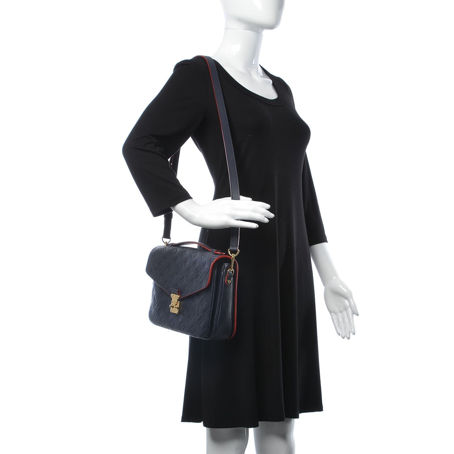 Empreinte Pochette Metis Marine Rouge