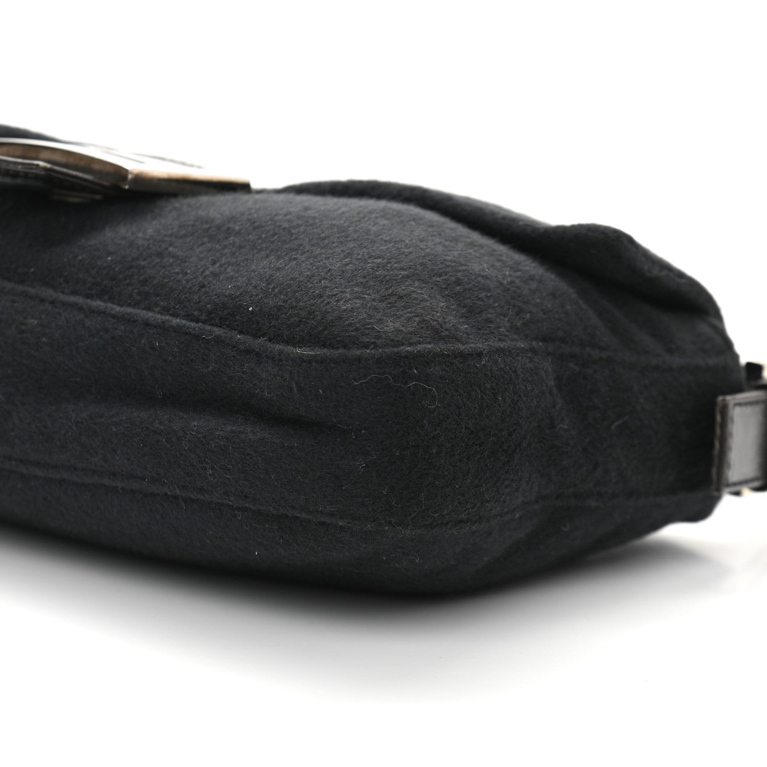 Fendi Wool Baguette Black 10 of 11