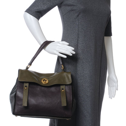 Saint Laurent Leather Muse Two Brown 2 of 7