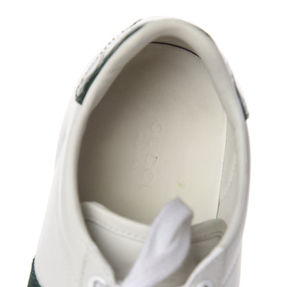 Gucci Calfskin Crocodile Web Womens Ace Sneakers 37 White Green 12 of 18