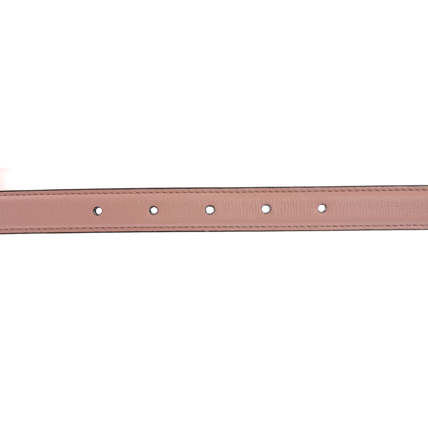 Azalea Calfskin Enamel Monochrome Double G 20mm Belt 95 38 Perfect Pink