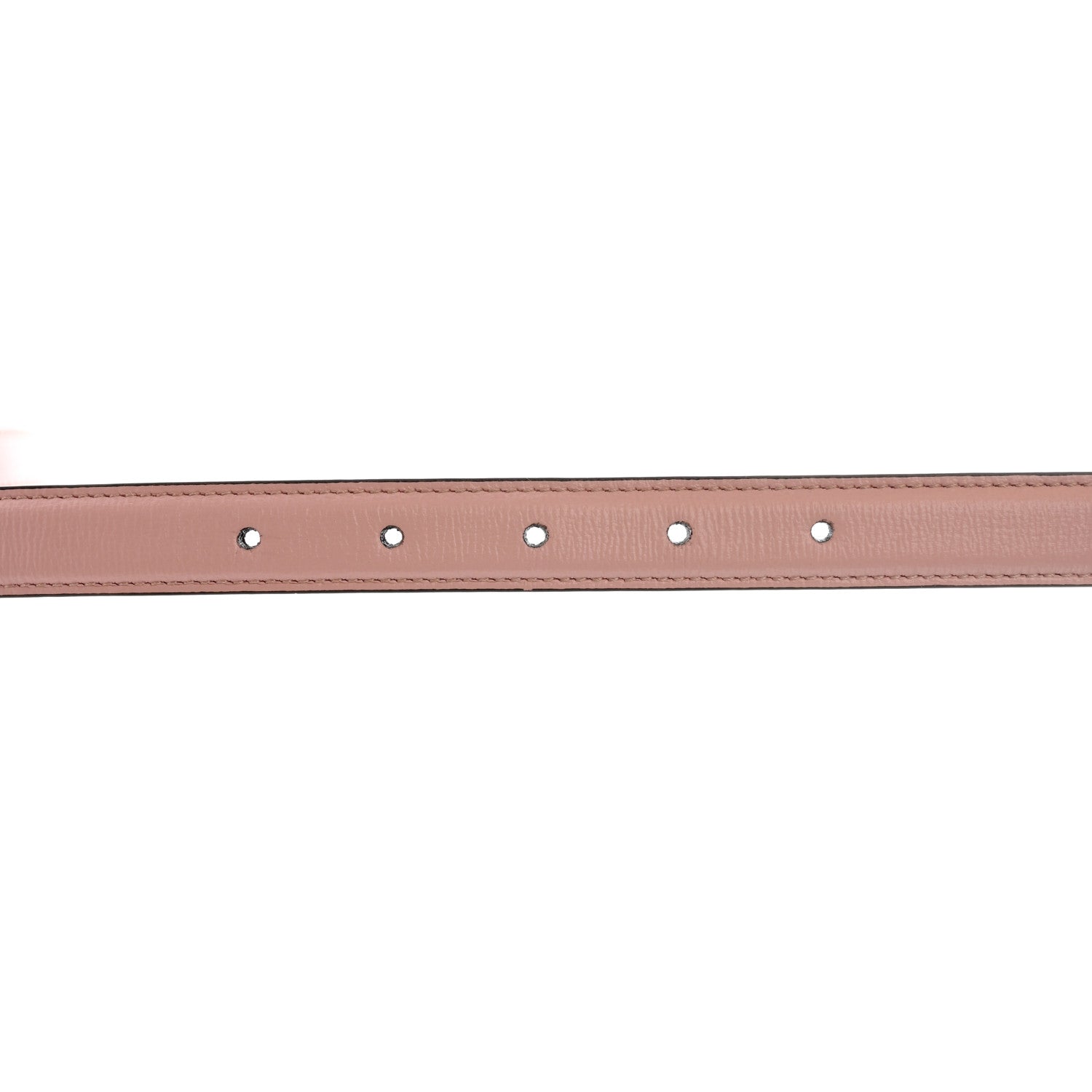 Gucci Azalea Calfskin Enamel Monochrome Double G 20mm Belt 95 38 Perfect Pink 3 of 6