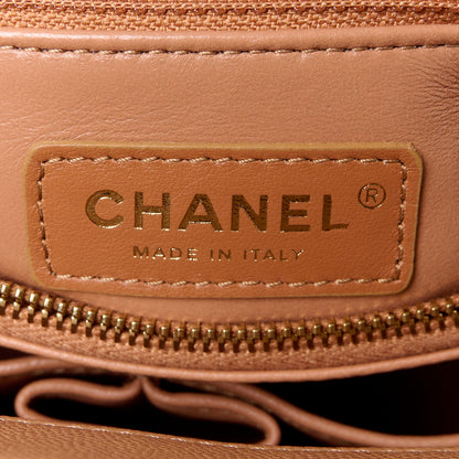 Chanel Caviar Quilted Lizard Embossed Small Coco Handle Flap Brown 6 of 14